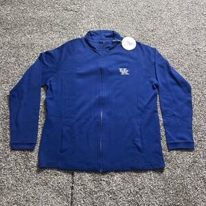 NEW Lady Vesi Women University Of Kentucky Wildcats Thick Full Zip Up Jacket 2XL